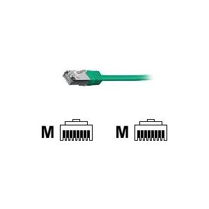 Cablu Equip Patch, Cat6, S/FTP, HF, 10m, verde (605546) 133203884 - Cabluri UTP