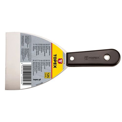 Topex Polírozott festék spatula 125mm 18B212