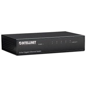 Intellinet 530378 Switch Ethernet Gigabit cu 5 porturi Vedere unghiulară - Intellinet Switch-uri