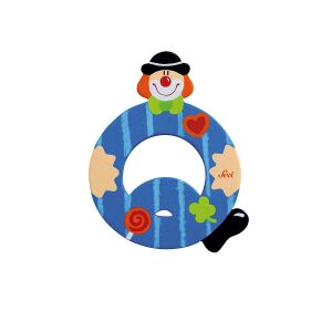 Sevi Holzbuchstabe Q, Clown (81753) 132883180 - Dekorative Buchstaben