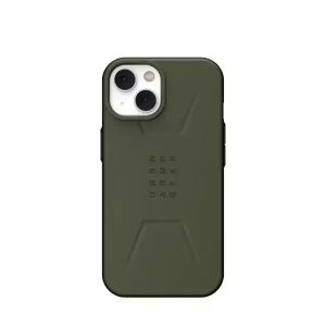UAG Civilian - Schutzhülle für iPhone 14 Plus kompatibel mit MagSafe (oliv) 133205027 - Handyhüllen