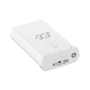 Router ZTE MC889A Pro 5G widok pod kątem pokazujący porty - Router Wi-Fi, adapter