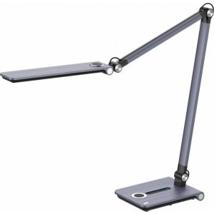 Maxcom Craft ML5000 silberne Schreibtischlampe, verstellbarer Arm, modernes Design - Maxcom