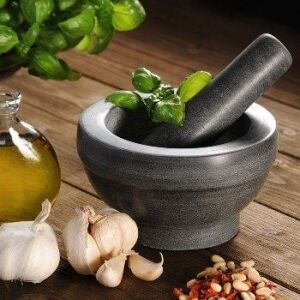 Kesper Gránit habarcs fekete Ø 16 cm 132895259 - Mozsár