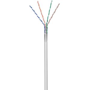 Pereche torsadată CAT5e F/UTP AWG 26/7 Goobay gri 100m 132896606 - Goobay Cabluri UTP