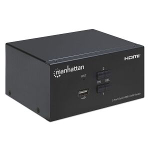 Manhattan Przełącznik KVM 2/1 HDMI, USB, 4K 30Hz 132898173 - Manhattan