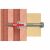 Dübel DUOPOWER 10x50 LD (hellgrau/rot, 50 db.) 162302833