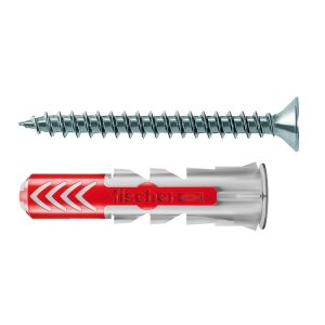 Dibluri Fischer DUOPOWER 6x30 S LD cu șurub, ancora universală din nailon pentru materiale solide și goale - Accesorii pentru unelte multifuncționale