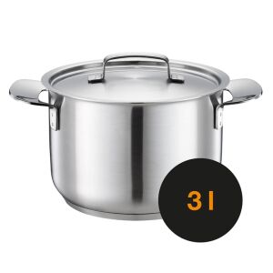 FISKARS KOCHTOPF MIT DECKEL, 3 L, KOMPLETT AUS STAHL 132899214 - Koch- & Backgeschirr