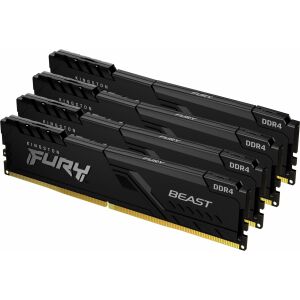DIMM 128 GB DDR4-3200 (4x 32 GB) Quad-Kit (schwarz, , Beast, INTEL XMP) 133213379 - Kingston