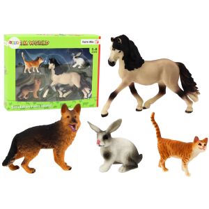 Kisállat figurák 4db