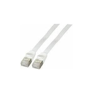 EFB Cablu de conectare plat RJ45 U/FTP, cat. 6A, PVC, 0,5 m, alb (K5545WS.0,5) 132902693 - Articol tehnic & Electronică