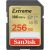 Karta SD SanDisk Extreme 256GB Widok z przodu