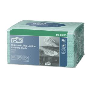 Tork Tork - Wiederverwendbare Vliestücher, 1 Schicht, Premium, Grün 132908227 - Haushaltstücher