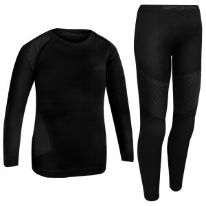Set lenjerie intima sport copii Furious, Spokey, Negru, 134/140 cm 132910582 - Spokey