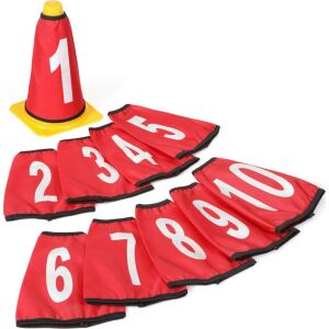 YakimaSport Numery na pachołki 10szt. 133224528 - Gry i sprzęt na świeżym powietrzu