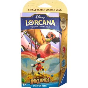 Társasjáték Lorcana TCG, Into the Inklands Starter Deck, Moana and Scrooge McDuck