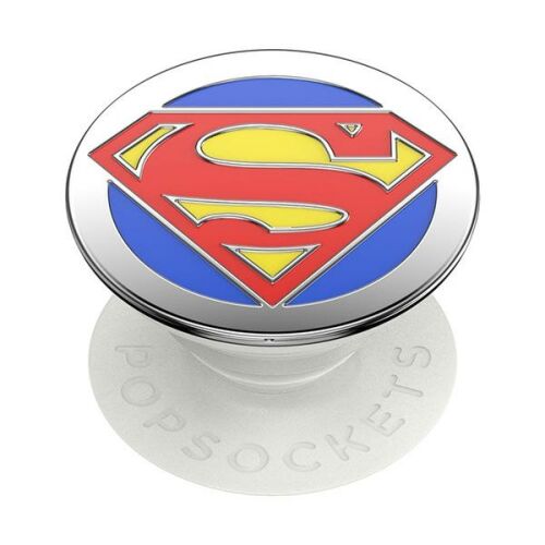 PopSockets® univerzális telefon és tablet tartó, PopGrip Enamel Superman fém kiegészítő 137979644