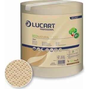 Karen Lucart EcoNatural 2.300 - Rollenreiniger, 2 Schichten, 63 m, Cellulose Fiberpack 1 Rolle 133227744 - Papiertücher