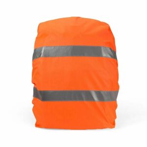 Osłona przeciwdeszczowa do plecaka HI-VIS 38l pomarańczowa 132933817 - Opatrunek dodatkowy
