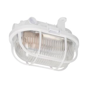 OVAL 60 7040T/P, corp de iluminat, 60W, E27, IP54, abajur sticla, capac plastic 132931638 - Lămpi de perete pentru exterior