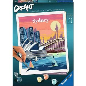 CreArt Sydney Malen nach Zahlen Set für Erwachsene und Kinder, Ravensburger - Kunst & Hobby