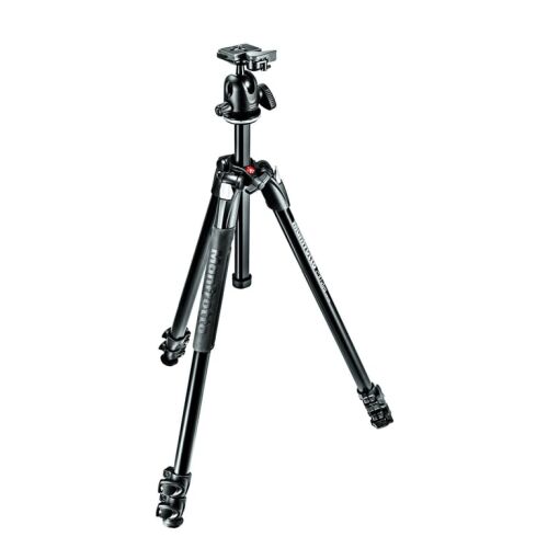 Manfrotto 290 Xtra aluminijski stativ s kuglastom glavom, u rasklopljenom stanju