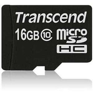 SD microSD Card  16GB Transcend SDHC Class10 (ohne Adapter) 138956627 - Speicherkarten