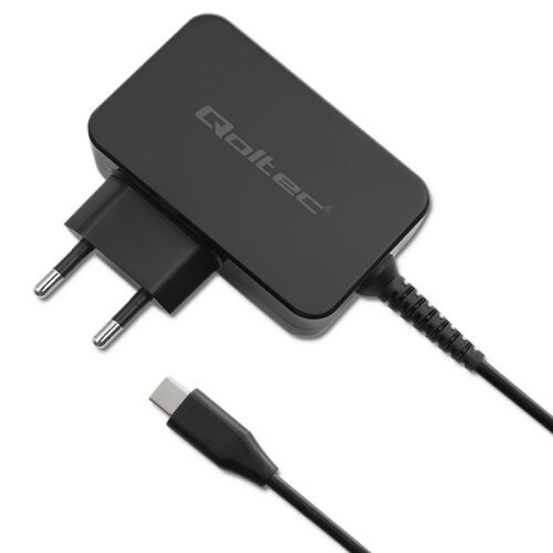 Qoltec Ładowarka GaN POWER PRO | 1xUSB-C | 30W | 5-20V | 1.5-3A | Czarna 133234753