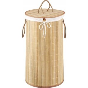 Zeller Bamboo szennyeskosár, világosbarna, 55 liter, világosbarna, ZELLER 132949169