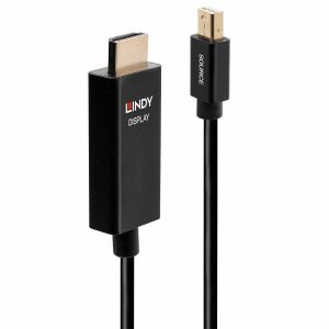 Kabel Lindy DisplayPort Mini - HDMI 3m czarny (40923) 132949597 - DisplayPort
