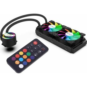 INCA ISS-02XN Chłodnica cieczy procesora 2x120mm Wentylatory PWM 133239979 - Wentylator do PC