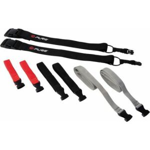 Pure2Improve Break-away edzőpánt készlet, többszínű, 5 darab - Expander & Gumiszalag