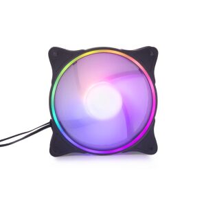 Rise Aurora 120 mm Lüfter 120x120x25mm (schwarz/transparent) 138906776 - PC-Ventilator