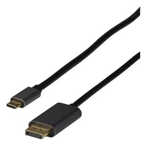 EFB USB-C zu DisplayPort Kabel, 2m, Schwarz