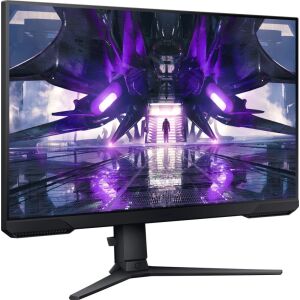 Schräge Ansicht des Samsung Odyssey G3 27-Zoll Gaming Monitors - Monitore