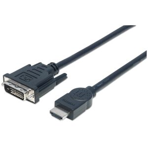 Cablu monitor Manhattan 3m HDMI la DVI-D - Manhattan