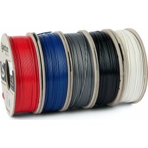 Spectrum Filament ASA 275 5x250g Mix: Polar White, Deep Black, Silver Star, Navy Blue, Bloody Red. 3D nyomtató filament tartós és UV-álló nyomatokhoz. - Spectrum