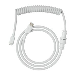 Kabel Glorious Coiled Mechanikus do klawiatury, USB-A do USB-C, Ghost White - Glorious