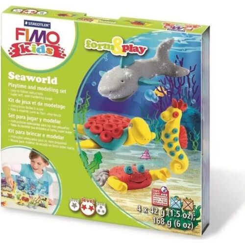 Fimo Kids Form & Play szett 4 x 42g Óceán