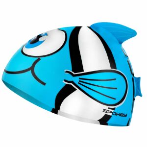 Spokey Badekappe für Kinder FISH hellblau 133257084 - Badekappen