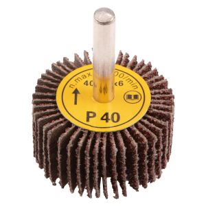 Lamellenschleifscheibe aus Graphit (Lamellenschleifscheibe, 40 x 20 mm, K40) 133259296 - Zubehör für Schleifmaschinen