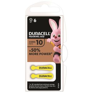 DURACELL AKKUMULÁTOR HALLÓKÉSZÜLÉK 10 BUBORÉKFÓLIA* 6 142616929 - Elem & akkumulátor