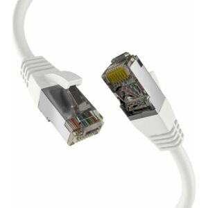 EFB CAT8.1 WEISS 2m RJ45 PATCHKABEL S/FTP PIMF 133262424 - Computer und Zubehör