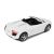 Átalakítható fehér kabrió játékautó 1:18 - Hátsó nézet