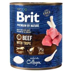 BRIT Premium by Nature Marhahús pacal - nedves kutyaeledel - 800 g