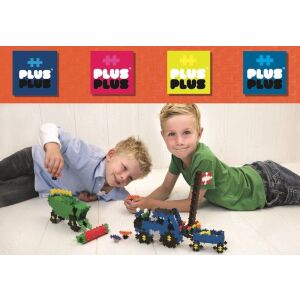 Plus Plus Klocki tuba Neonowa 100 elementów DANTE 133266745 - Jocuri de constructie - Lego