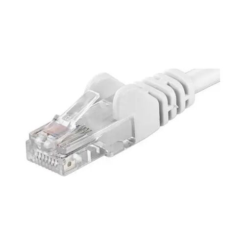 PremiumCord RJ45-RJ45 Cat.6 UTP patch kábel, 0.5 m, fehér, teljesen réz, 26AWG 133266908
