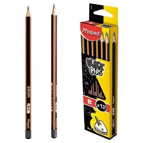 Blackpeps B Bleistift (12 Stück) MAPED 133269429