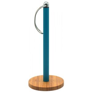 Törülközőtartó, Berlinger Haus, 15 x 35 cm, csúszásmentes, acél/fa, zöld